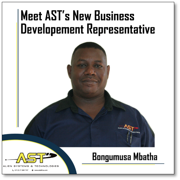 AST appoints Bongumusa Mbatha as a Business Development Representative